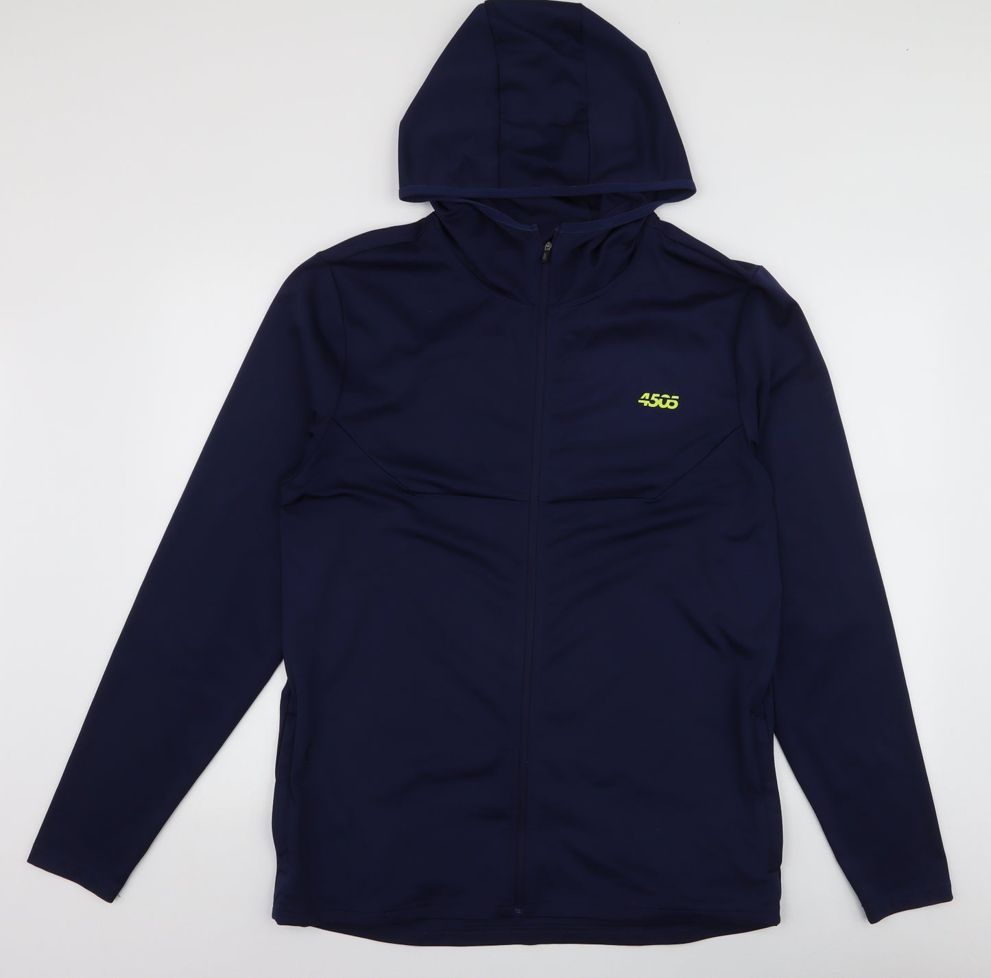 ASOS Mens Blue  Polyester Full Zip Hoodie Size XL