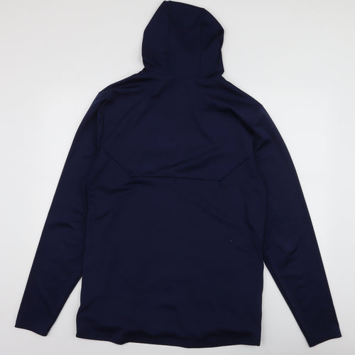 ASOS Mens Blue  Polyester Full Zip Hoodie Size XL
