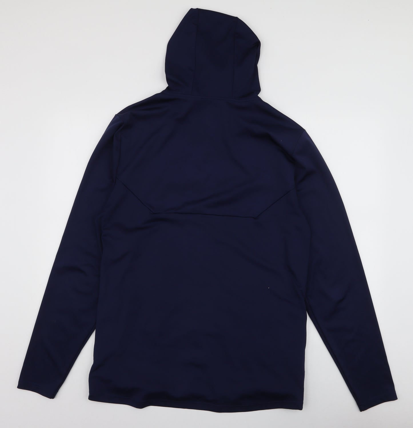ASOS Mens Blue  Polyester Full Zip Hoodie Size XL