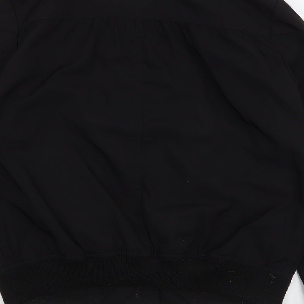 River Island Womens Black   Bomber Jacket Jacket Size 14  Zip