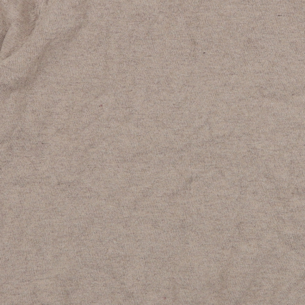 Bonmarche Womens Beige Round Neck  Cotton Pullover Jumper Size S   - Sausage Dog