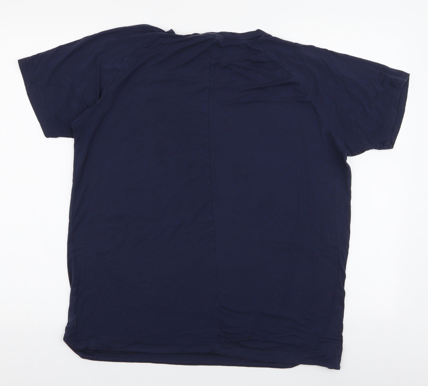 Koncept Mens Blue  Bamboo  T-Shirt Size L Round Neck