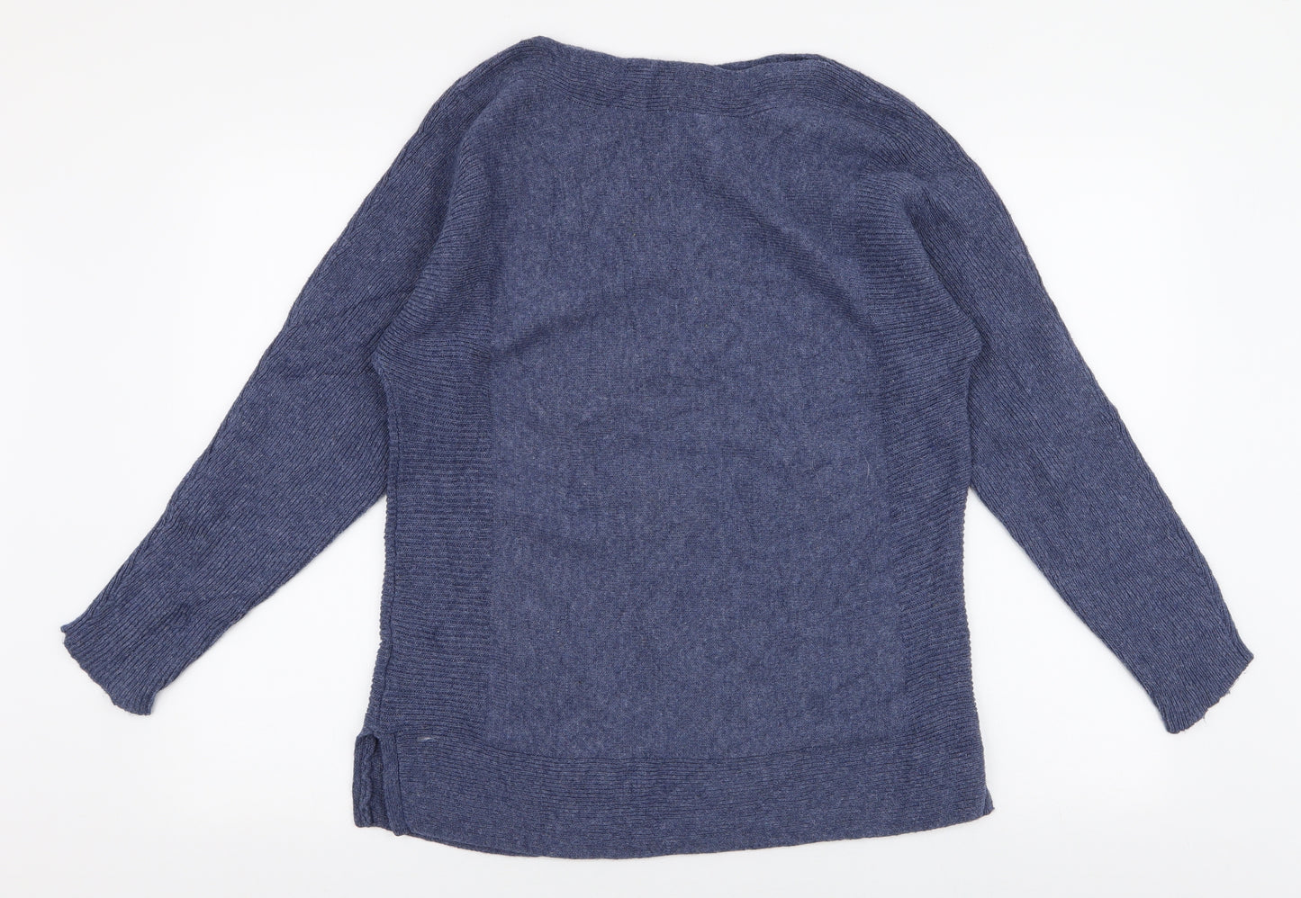 Dorothy Perkins Womens Blue Boat Neck  Polyester Pullover Jumper Size 8