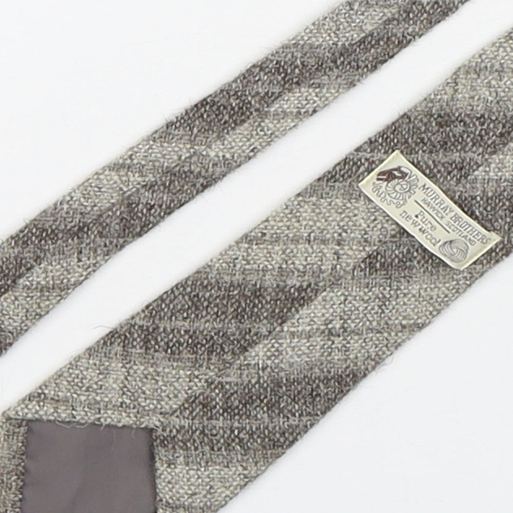 Murray Brothers  Mens Multicoloured Striped Wool Pointed Tie One Size