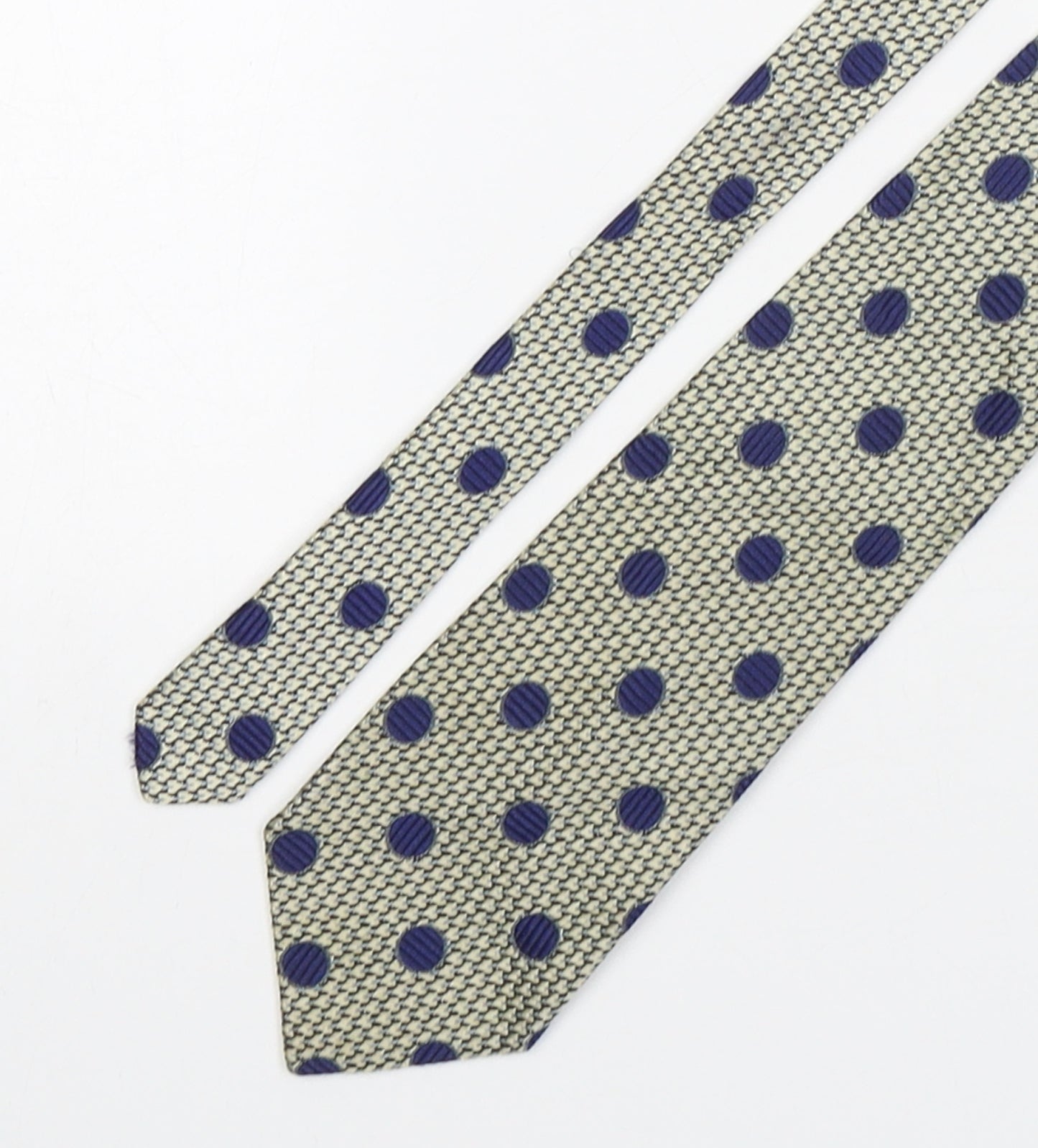 Ermenegildo Zegna Mens Multicoloured Polka Dot Silk Pointed Tie One Size