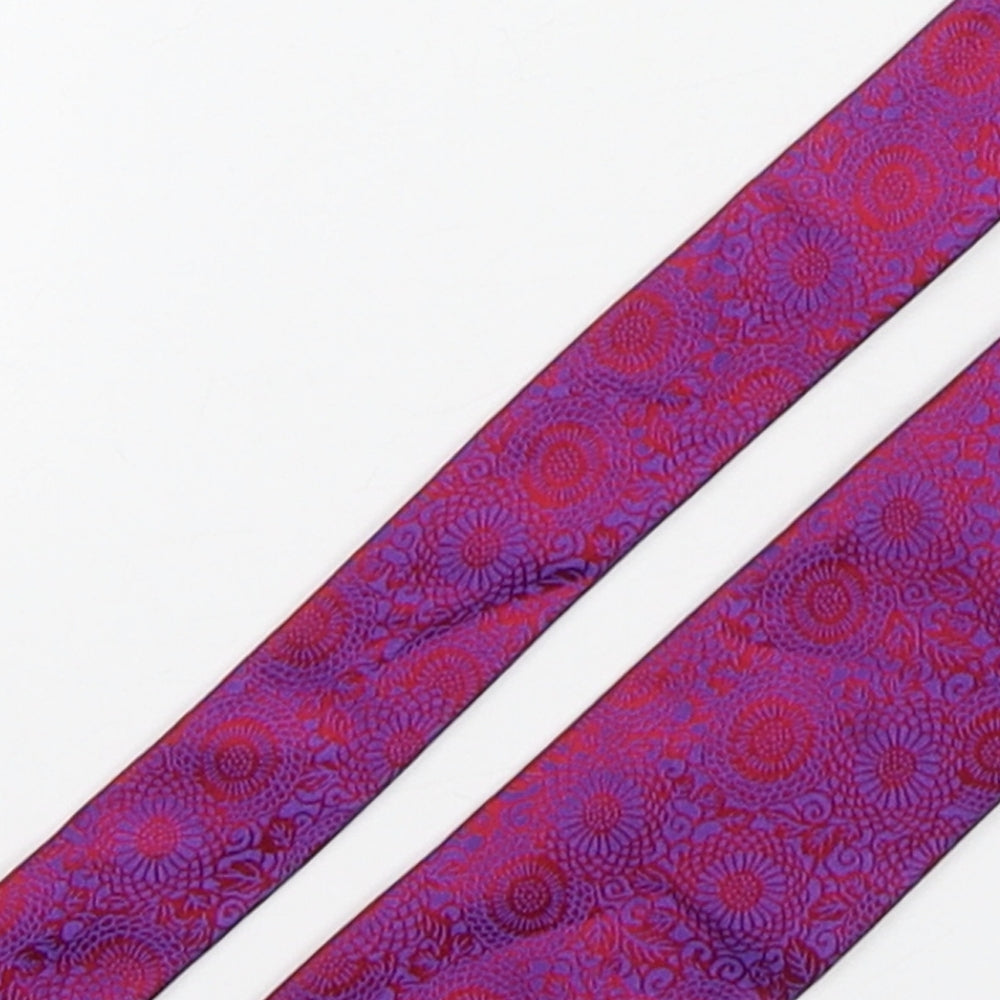 Stvdio Mens Multicoloured Paisley Silk Pointed Tie One Size