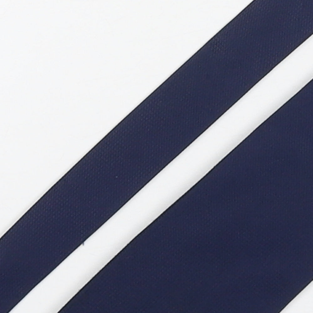 HRS Mens Blue Grenadine Silk Pointed Tie One Size