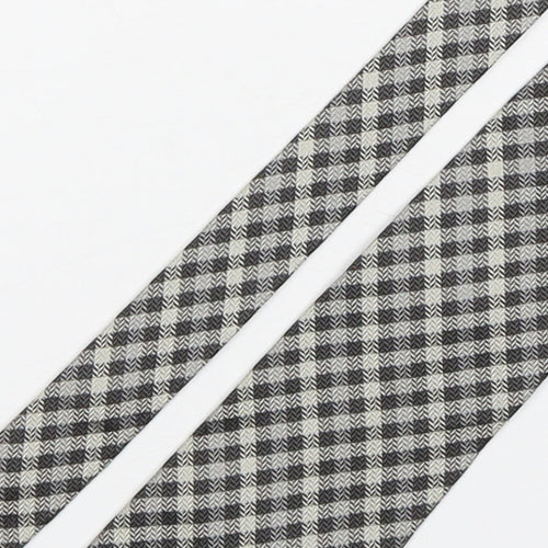 Geoffrey Beene  Mens Multicoloured Plaids & Checks Silk Pointed Tie One Size