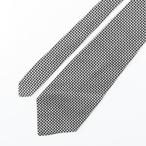 Michelsons  Mens Multicoloured Plaids & Checks Polyacrylate Fibre Pointed Tie One Size
