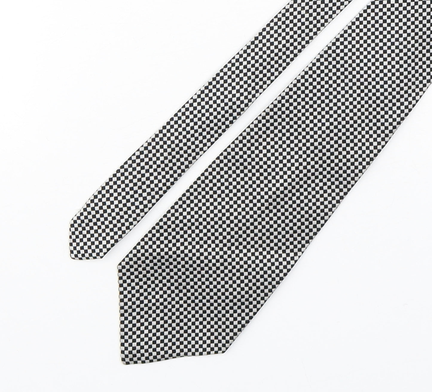Michelsons  Mens Multicoloured Plaids & Checks Polyacrylate Fibre Pointed Tie One Size
