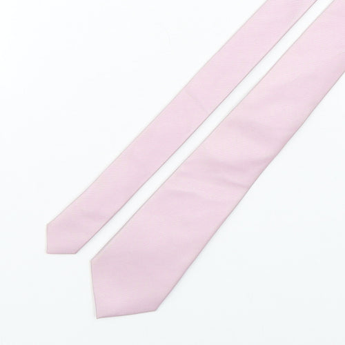 Blazer  Mens Pink Striped Silk Pointed Tie One Size
