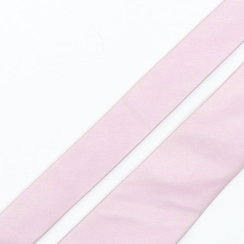 Blazer  Mens Pink Striped Silk Pointed Tie One Size