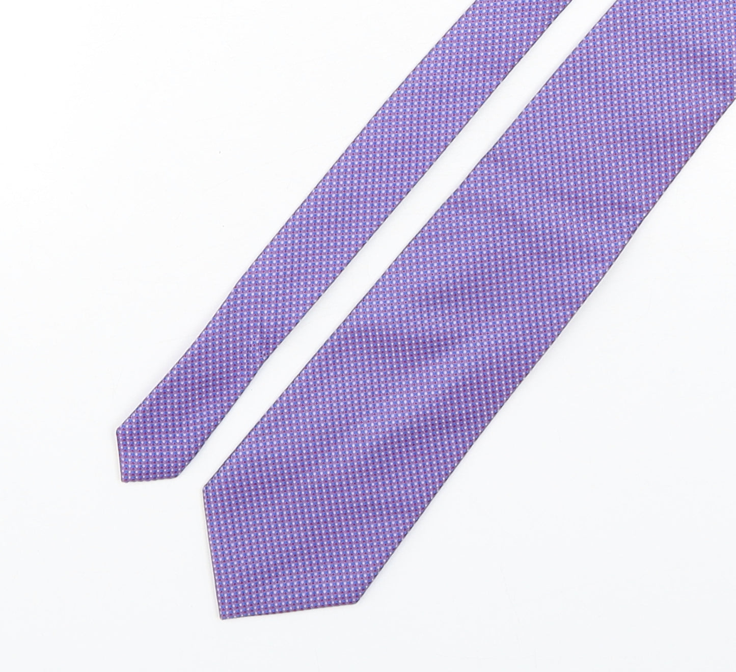 Faramman Mens Multicoloured Grenadine Silk Pointed Tie One Size