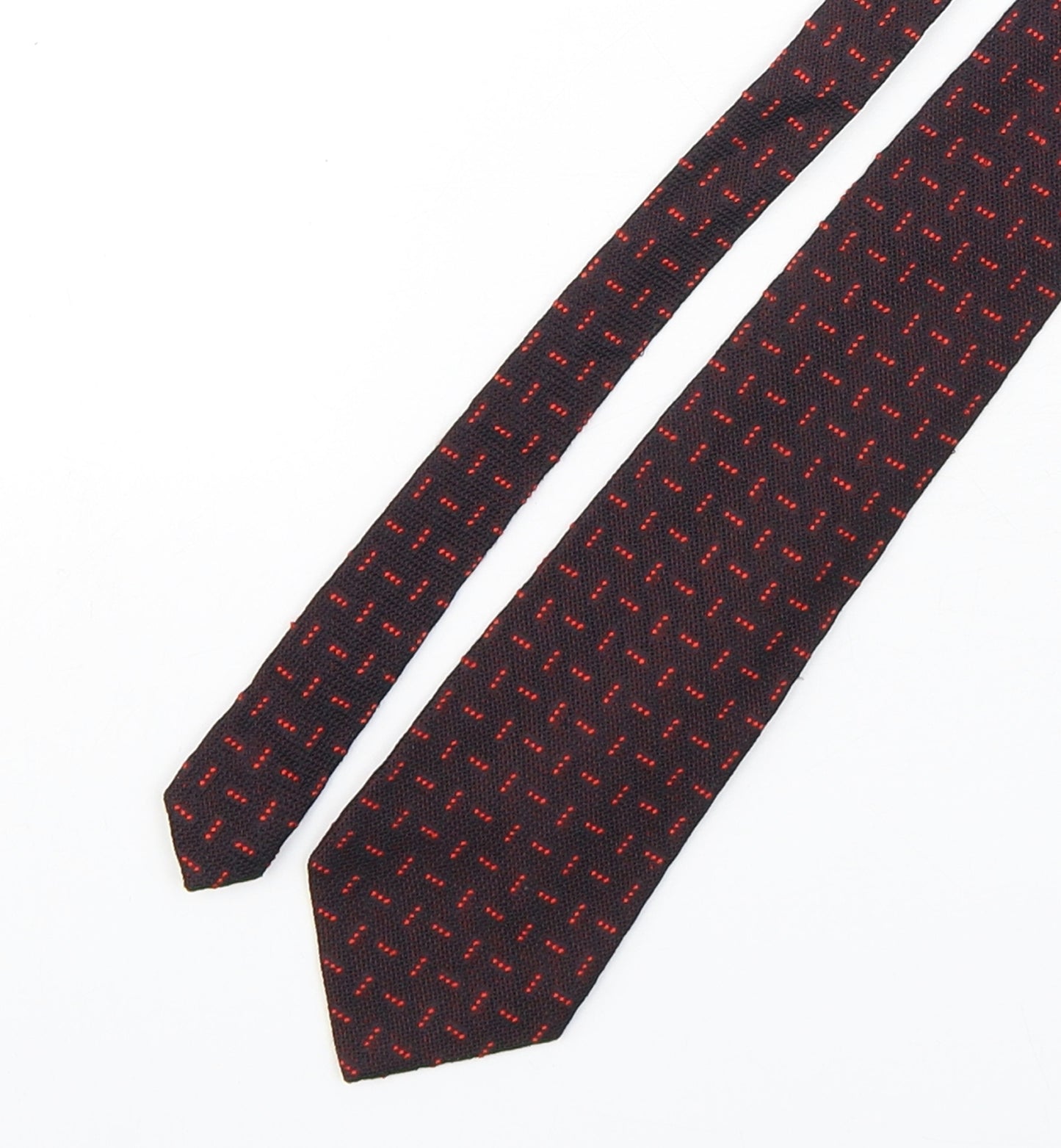 Ermenegildo  Mens Multicoloured Geometric Silk Pointed Tie One Size