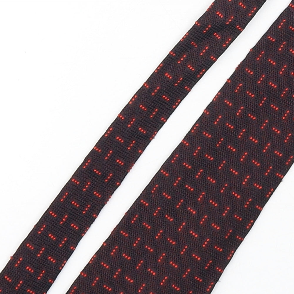 Ermenegildo  Mens Multicoloured Geometric Silk Pointed Tie One Size