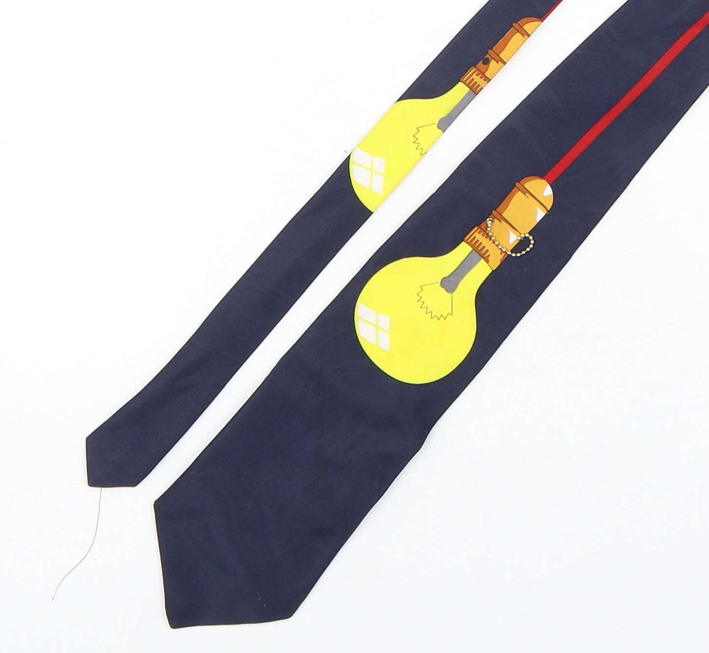 Vicky davis  Mens Multicoloured Geometric Polyester Pointed Tie One Size - Vicky Davis Turned On