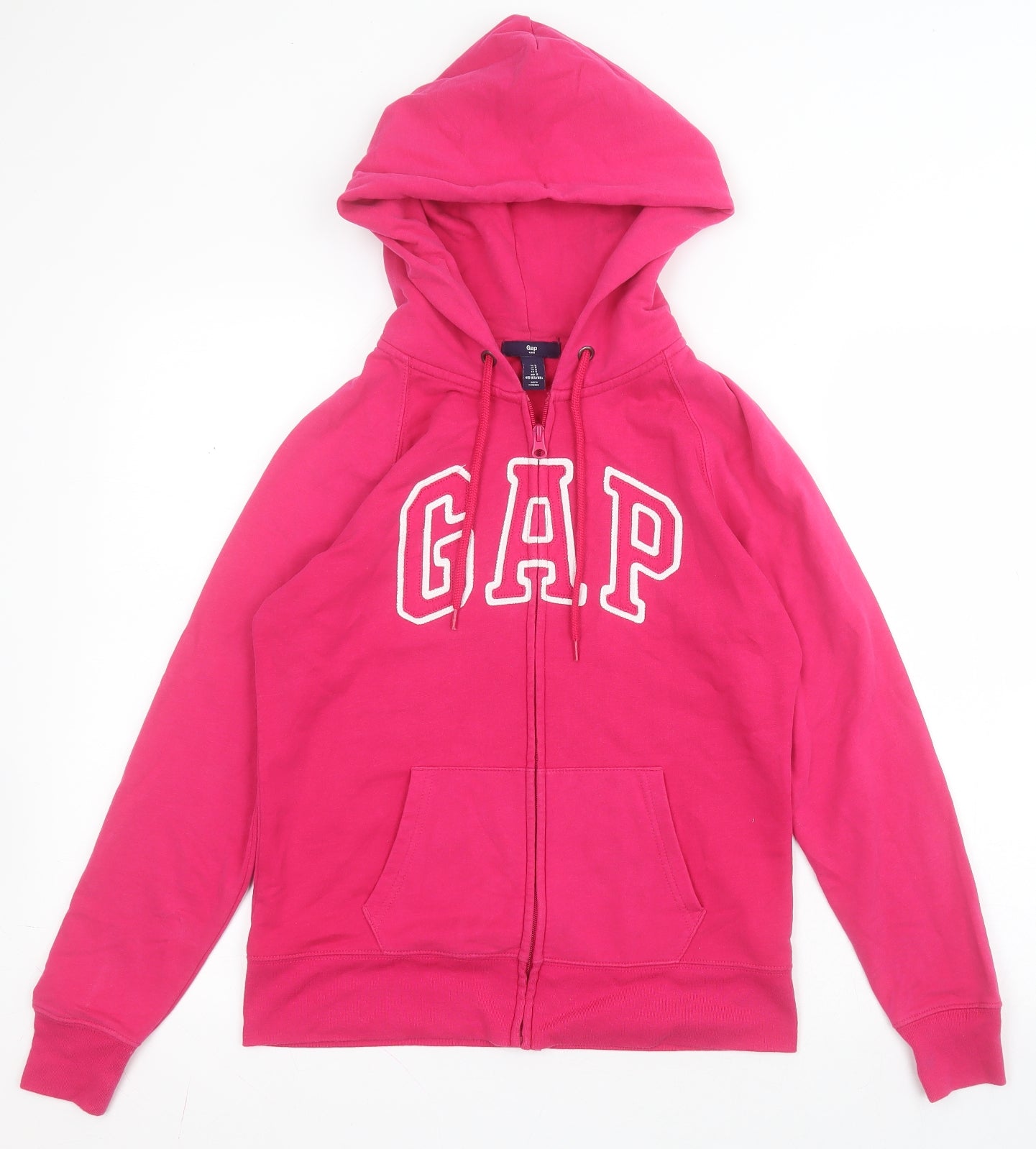 Gap Womens Pink  Cotton Full Zip Hoodie Size S  Zip