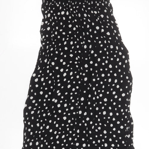 George Womens Beige Polka Dot Viscose Maxi  Size S  Off the Shoulder