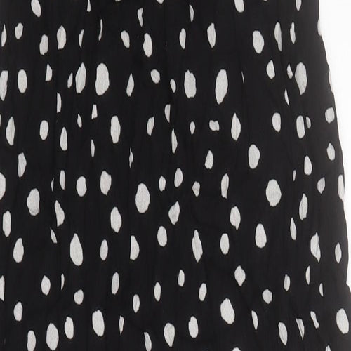 George Womens Beige Polka Dot Viscose Maxi  Size S  Off the Shoulder