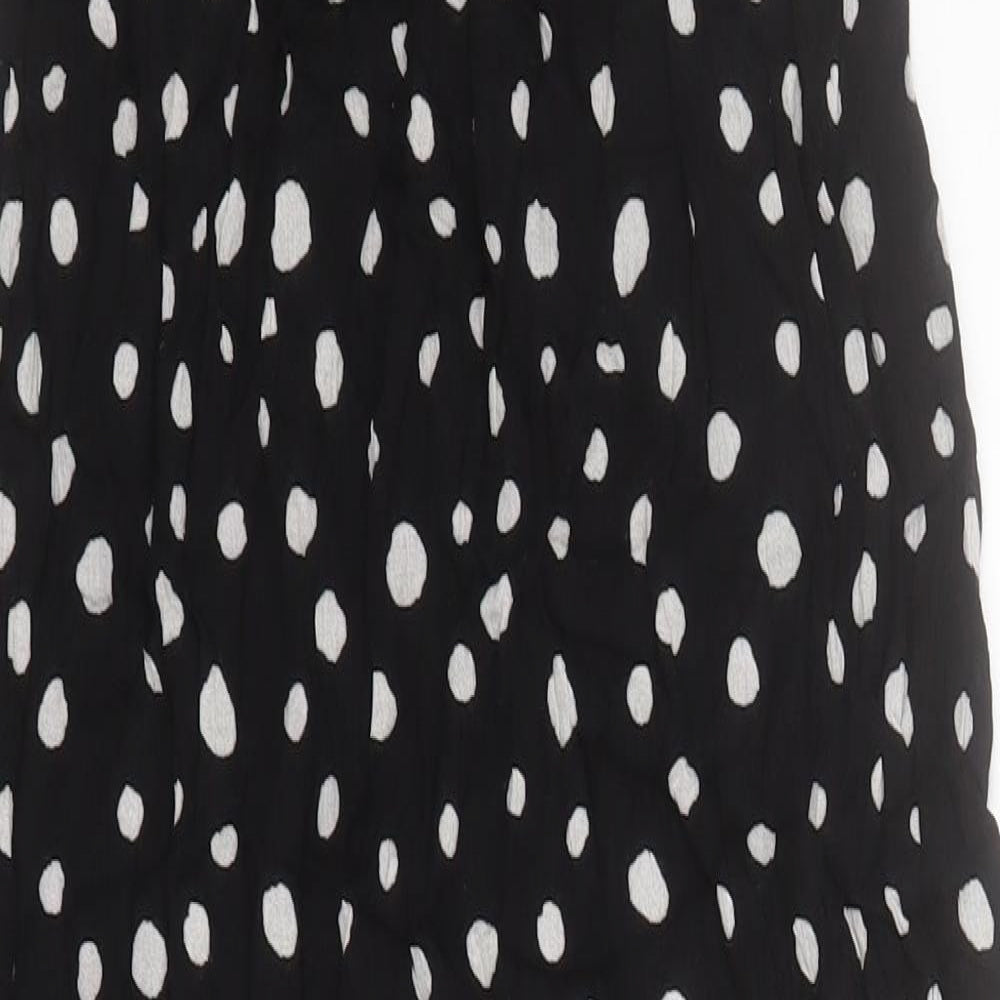 George Womens Beige Polka Dot Viscose Maxi  Size S  Off the Shoulder