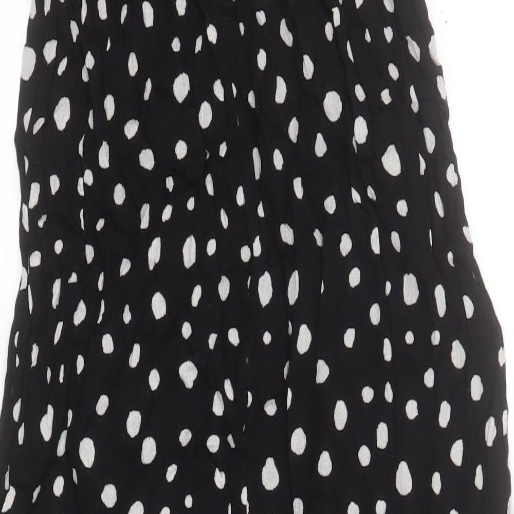 George Womens Beige Polka Dot Viscose Maxi  Size S  Off the Shoulder