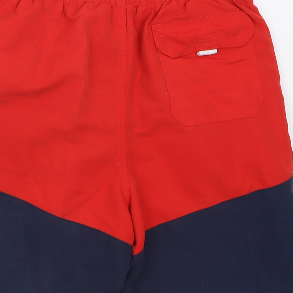McKenzie Boys Red  Polyester Sweat Shorts Size 10-11 Years  Regular Tie