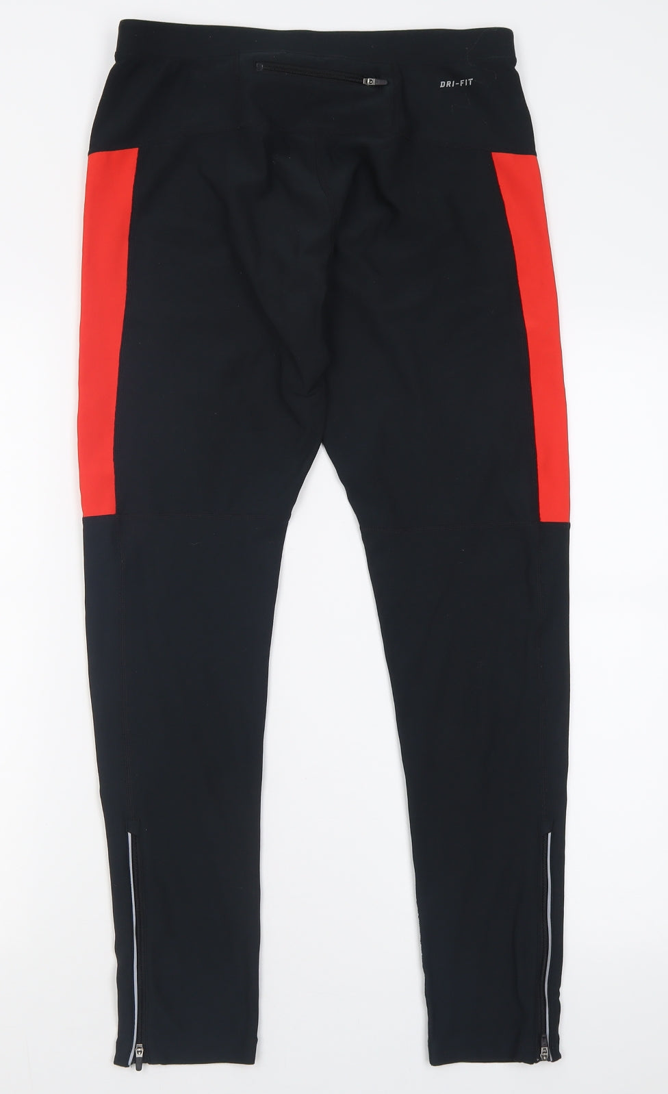 Nike Mens Black  Polyester Compression Leggings Size XL L30 in Regular Tie