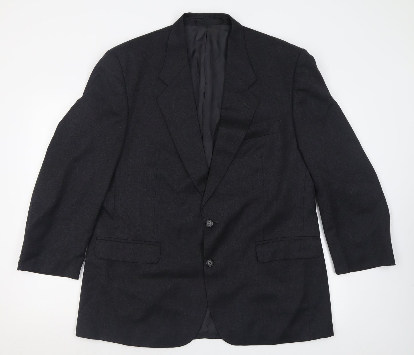 Burton Mens Grey  Wool Jacket Suit Jacket Size 44
