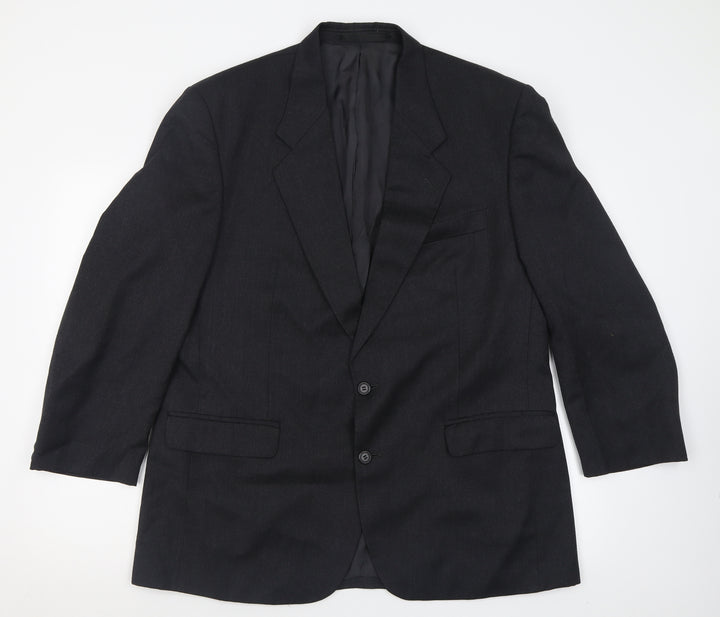 Burton Mens Grey  Wool Jacket Suit Jacket Size 44