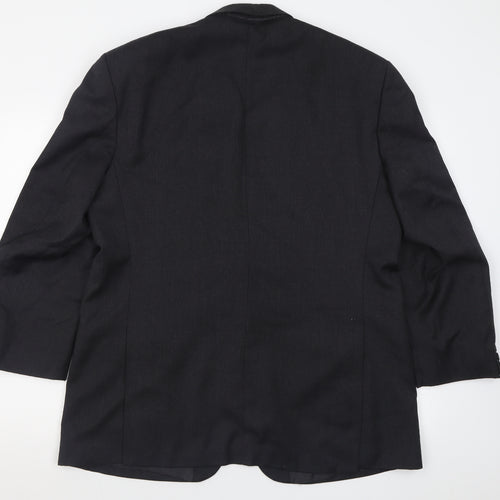 Burton Mens Grey  Wool Jacket Suit Jacket Size 44