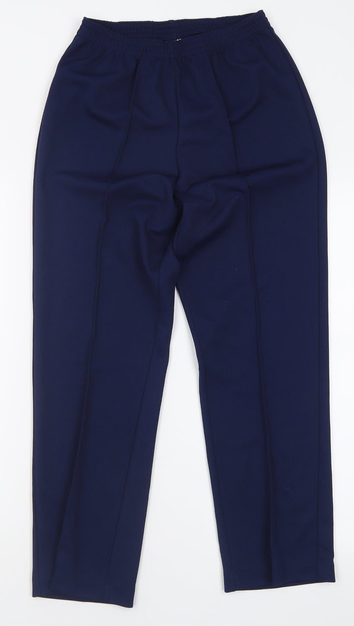 Damart Womens Beige Polyester Trousers Size 8 L26 in Regular
