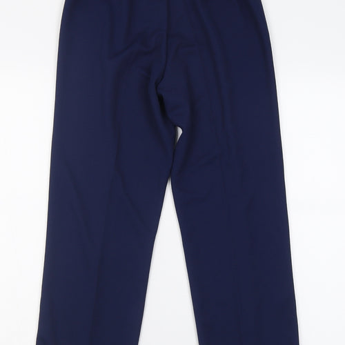 Damart Womens Beige  Polyester Trousers  Size 8 L26 in Regular