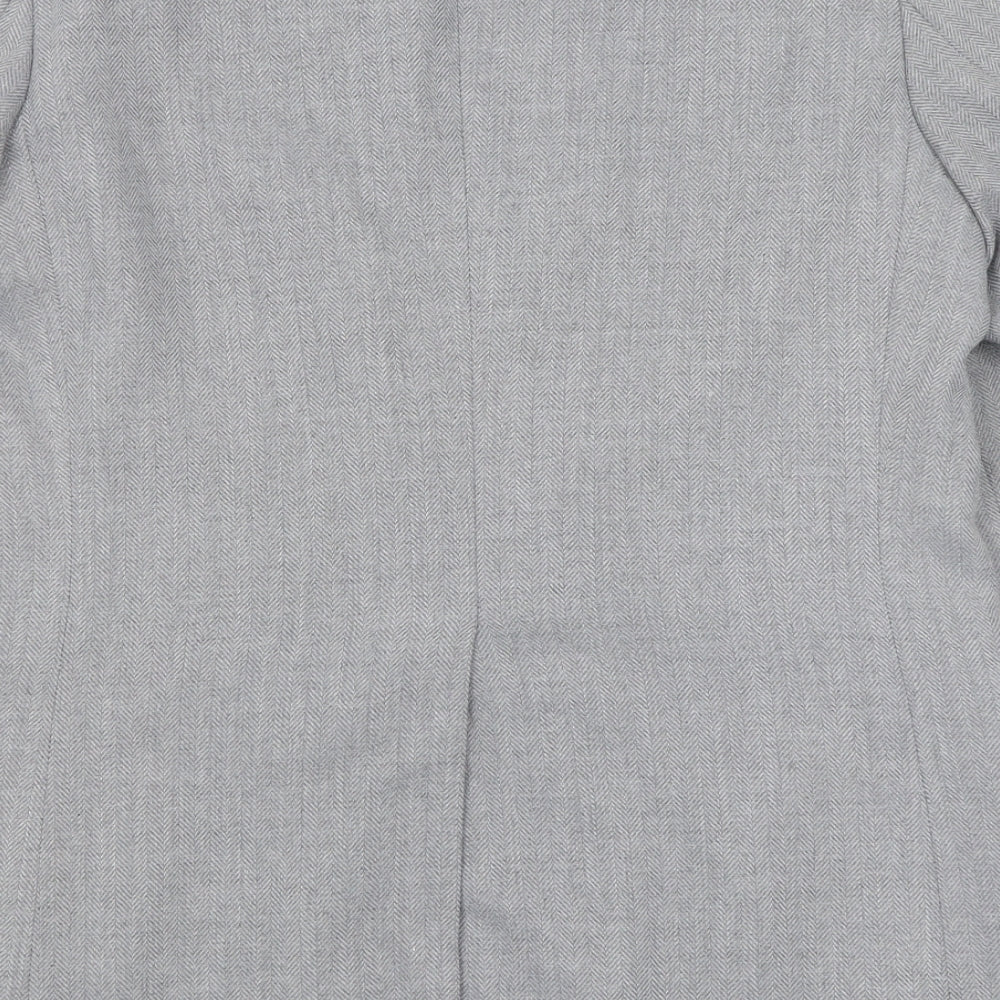 St. Michael Mens Grey  Polyester Jacket Suit Jacket Size 44