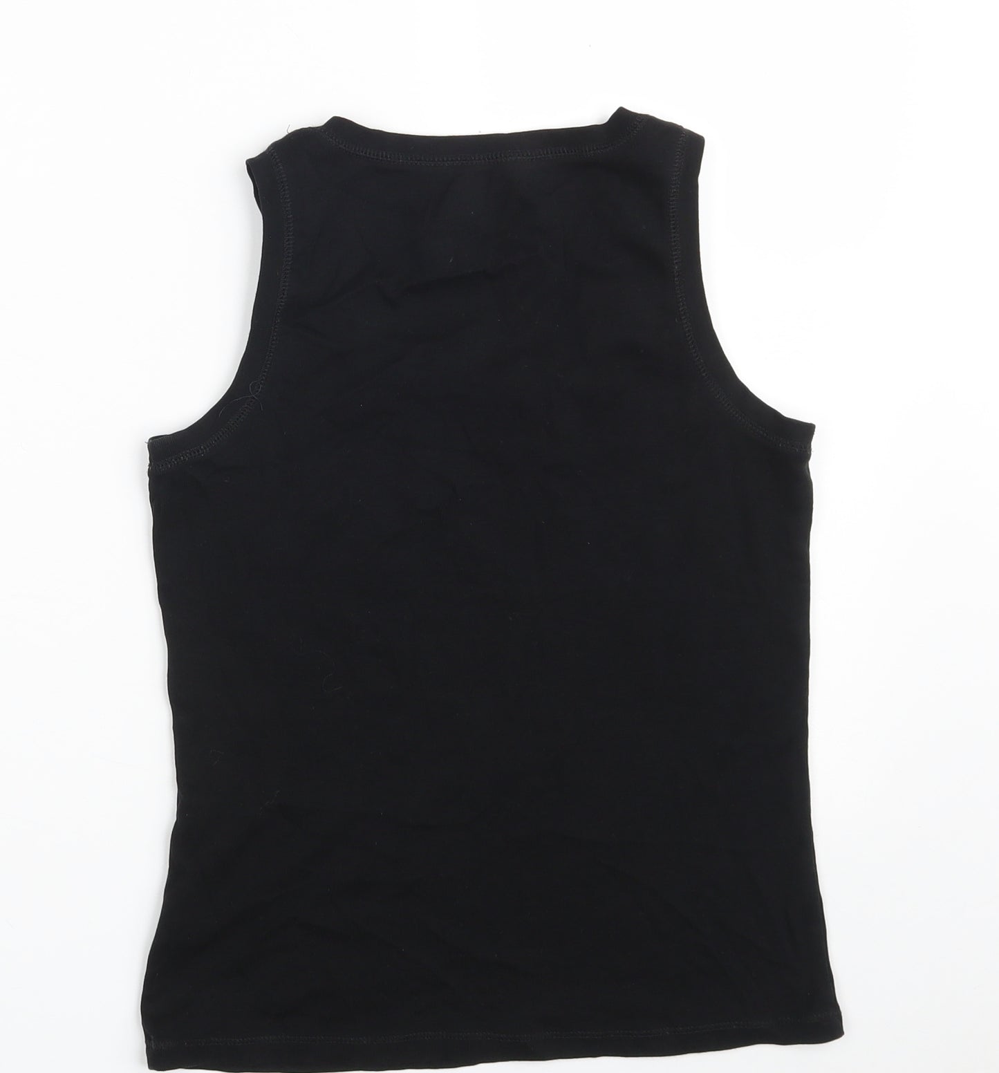 Cherokee Womens Black  100% Cotton Vest Sweatshirt Size 14