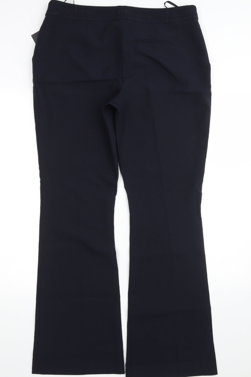 Primark Womens Blue  Polyester Trousers  Size 14 L32 in Regular Zip
