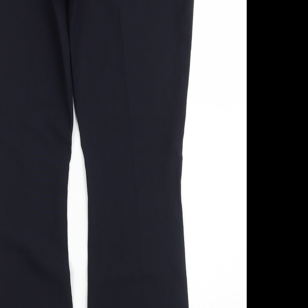Primark Womens Blue  Polyester Trousers  Size 14 L32 in Regular Zip