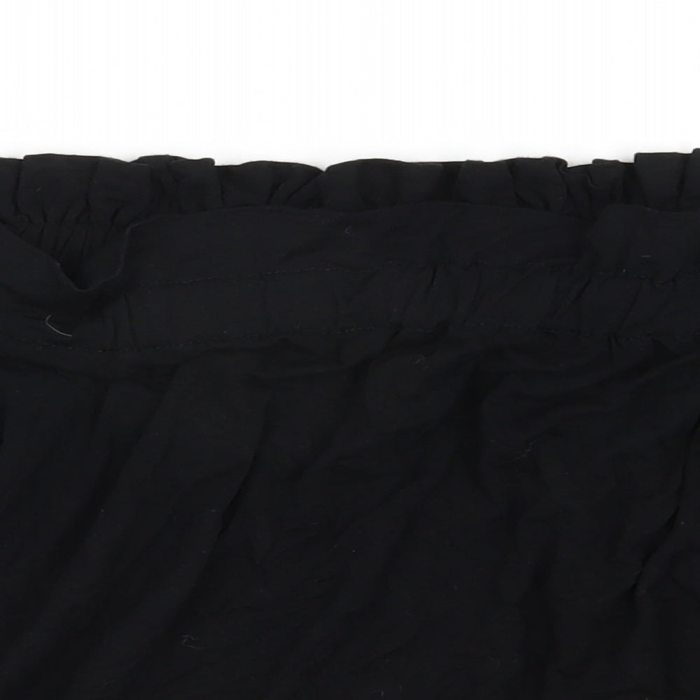 Primark Womens Black  Viscose Jersey Blouse Size M Off the Shoulder