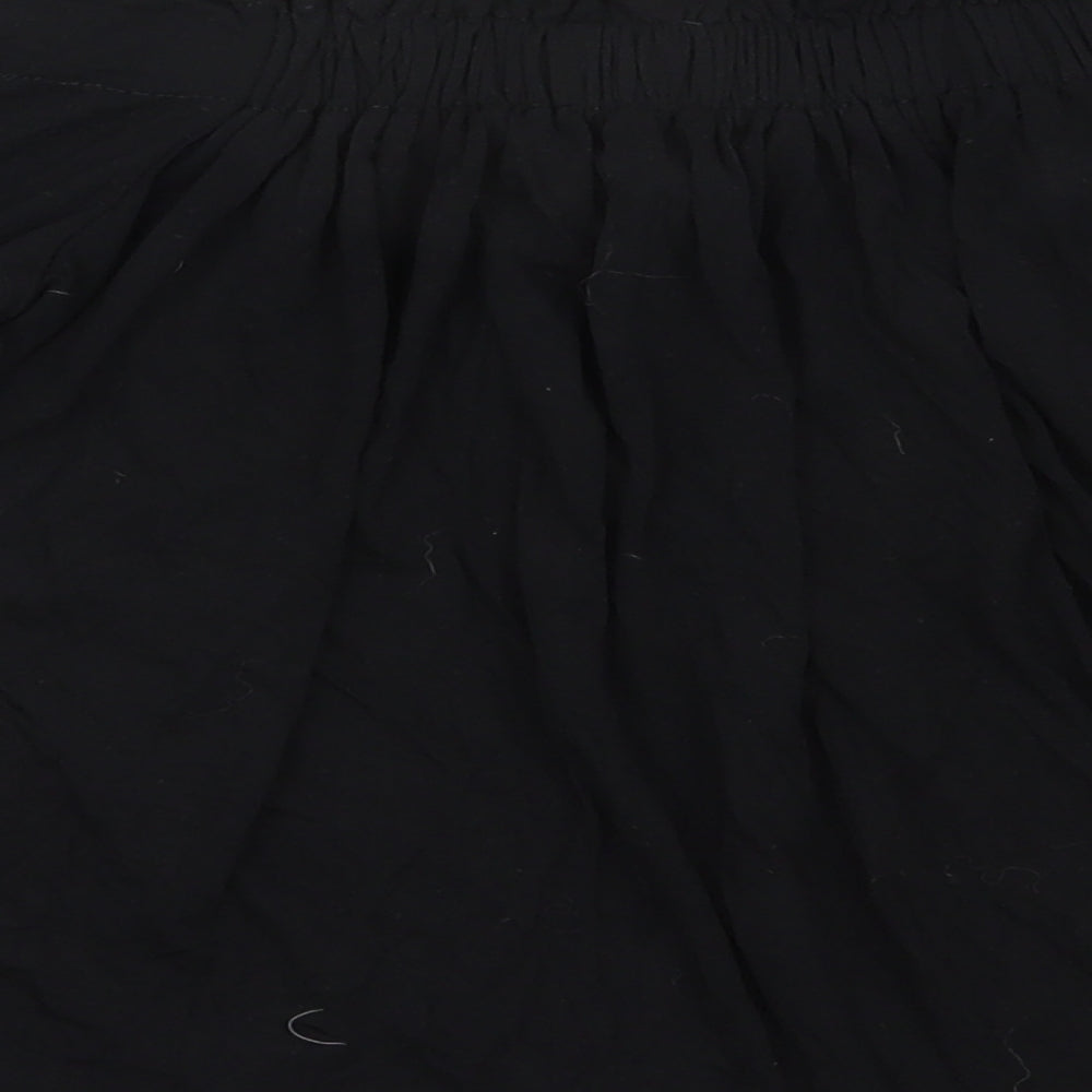 Primark Womens Black  Viscose Jersey Blouse Size M Off the Shoulder