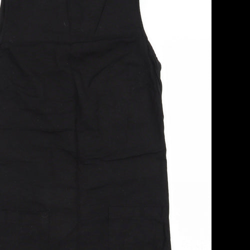 Capsule Womens Black  Viscose Shift  Size 12  Round Neck Pullover
