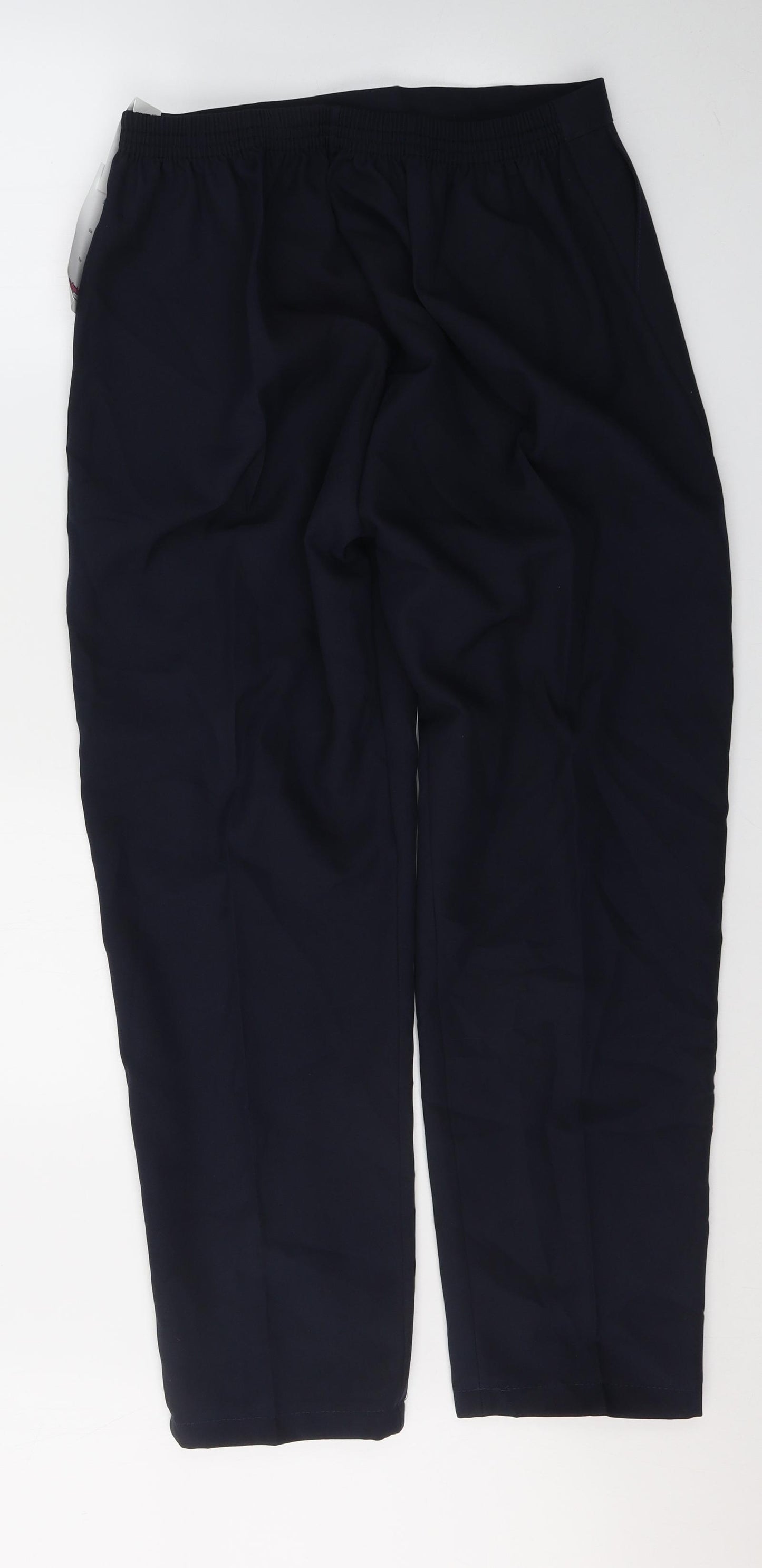 Bodywise Womens Blue  Polyester Trousers  Size 18 L30 in Regular