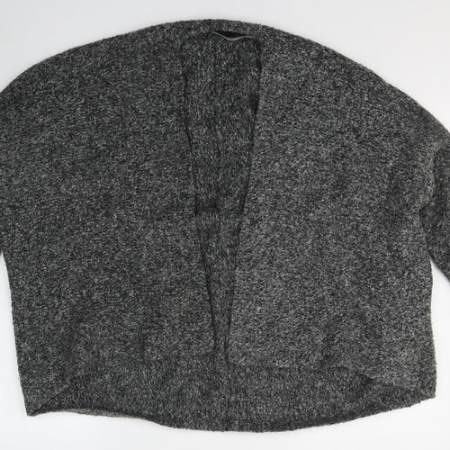 Atmosphere Womens Grey V-Neck  Acrylic Cardigan Jumper Size 8