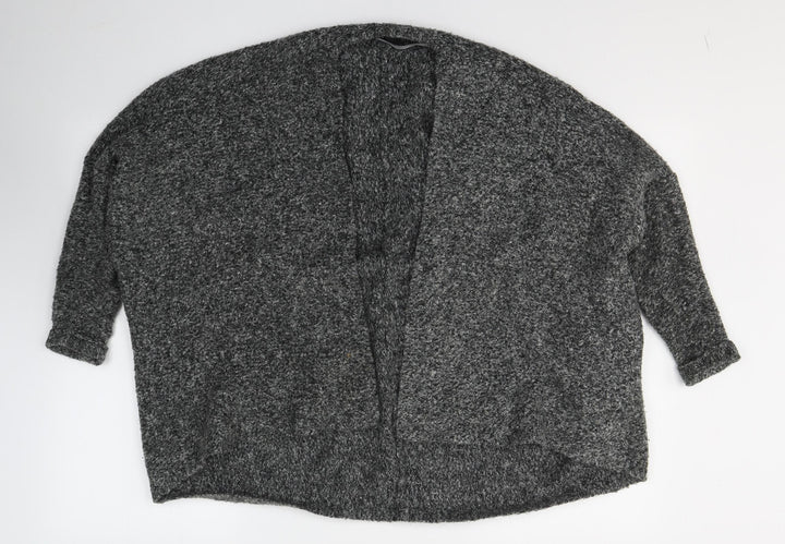 Atmosphere Womens Grey V-Neck  Acrylic Cardigan Jumper Size 8