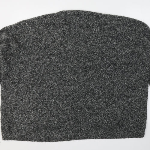 Atmosphere Womens Grey V-Neck  Acrylic Cardigan Jumper Size 8