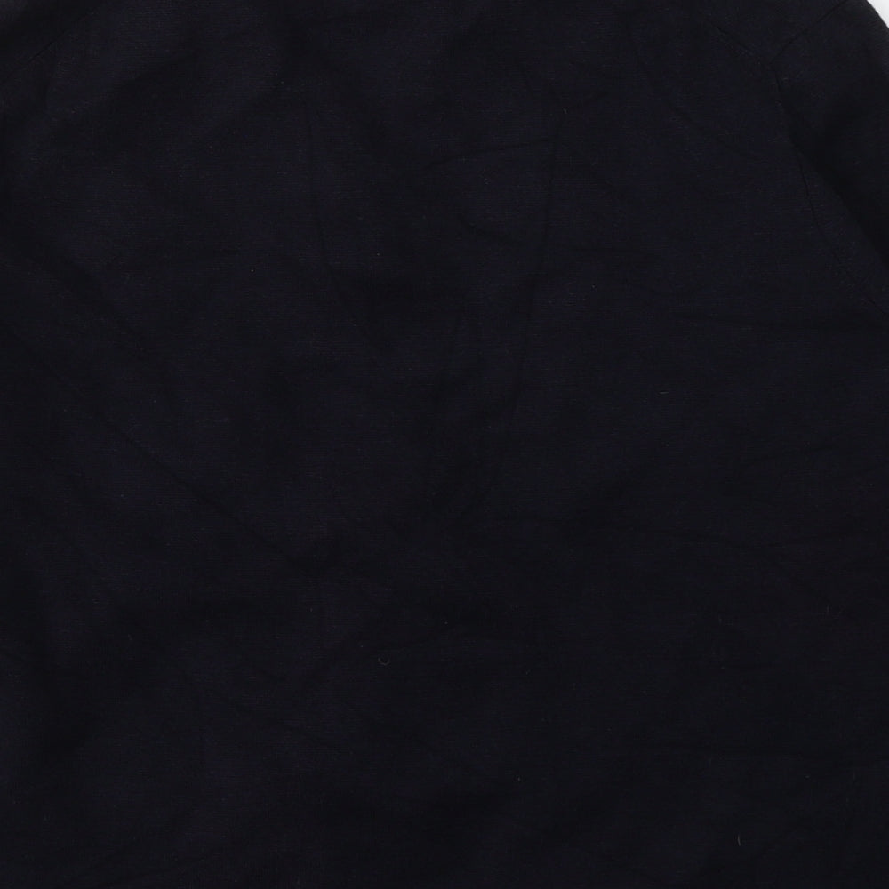 Viyella Womens Blue V-Neck  Viscose Cardigan Jumper Size L