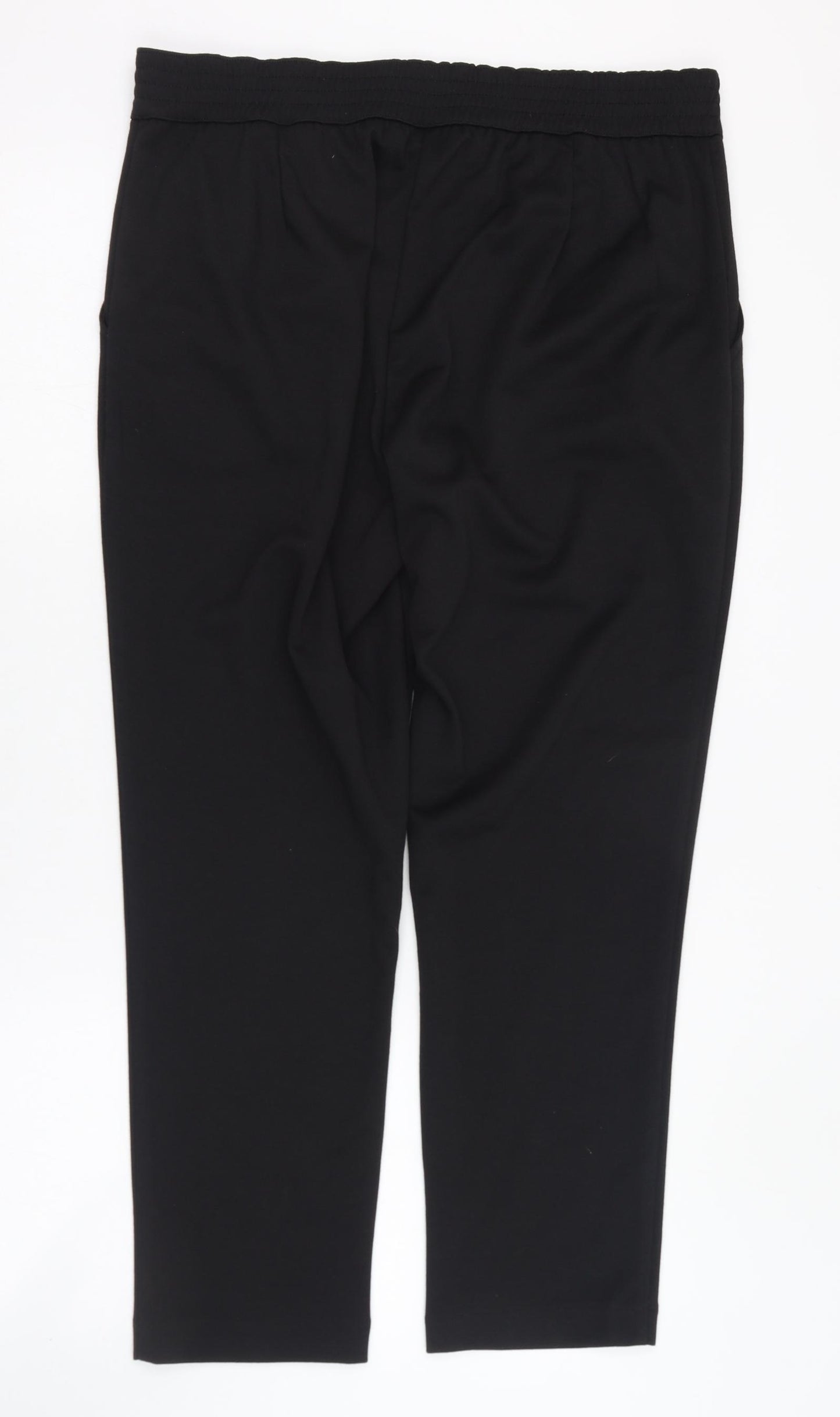 Vida Vi Womens Black  Polyester Carrot Leggings Size 16 L29 in