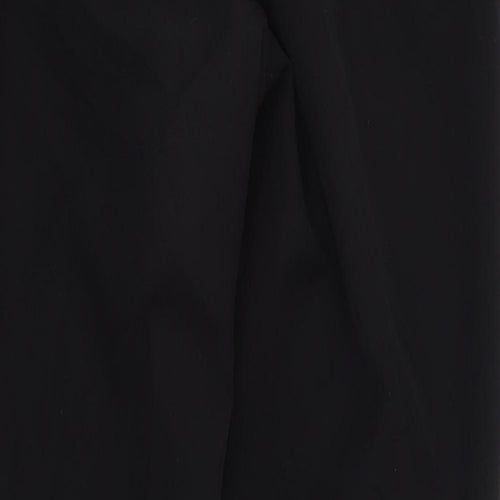 Dorothy Perkins Womens Black  Polyester Trousers  Size 12 L28 in Regular Zip
