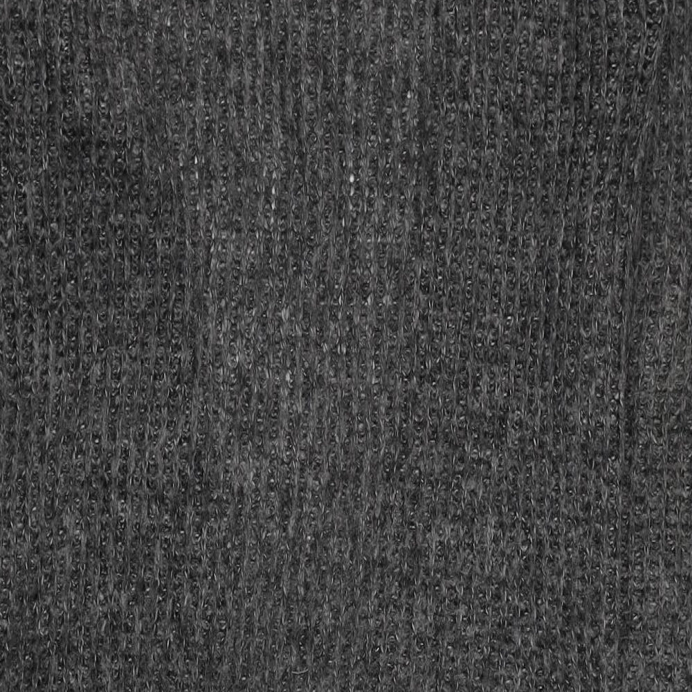 Jacqueline de Yong Womens Grey Square Neck  Acrylic Cardigan Jumper Size 6
