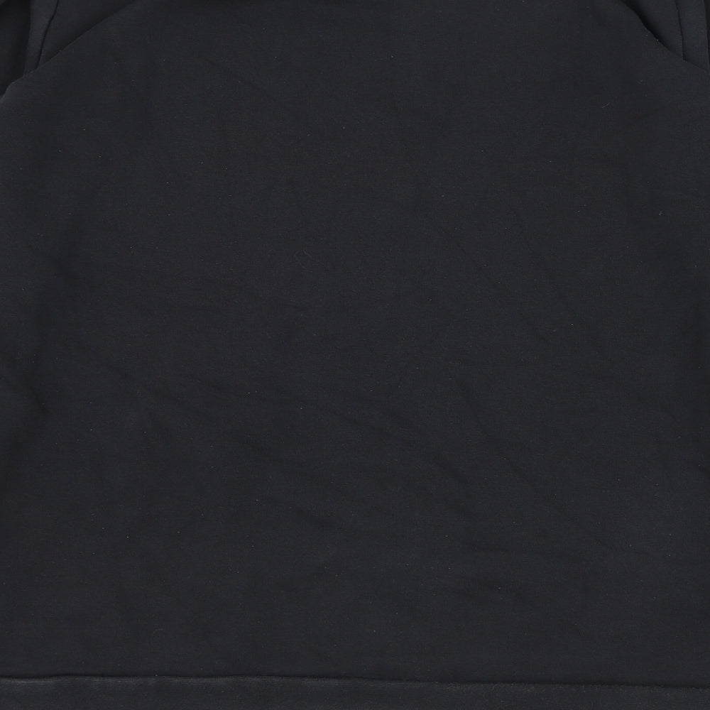 adidas Mens Black  Cotton Pullover Sweatshirt Size 2XL