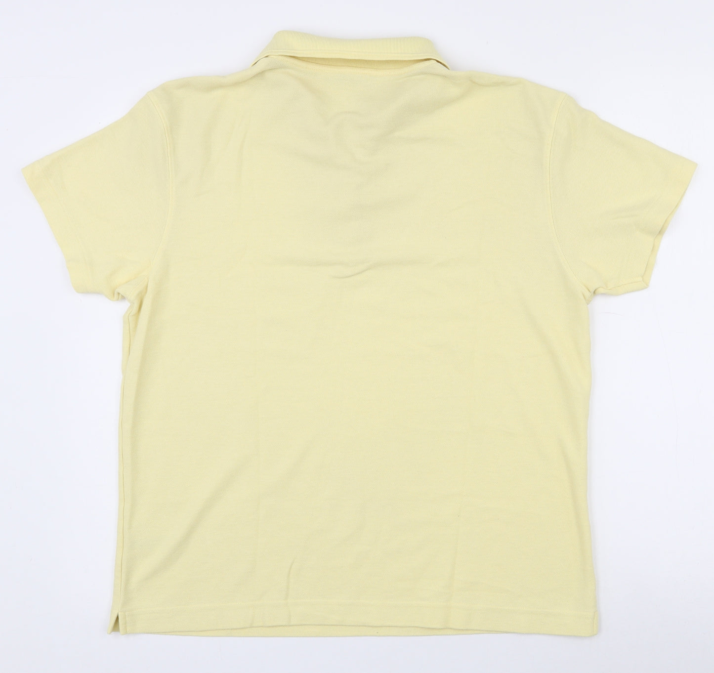 Dunnes Stores Womens Yellow  Cotton Basic Polo Size 18 Collared - 18-20