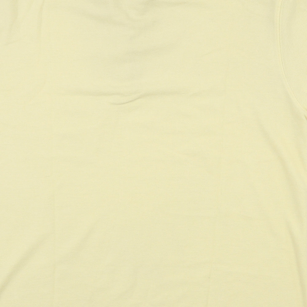 Dunnes Stores Womens Yellow  Cotton Basic Polo Size 18 Collared - 18-20